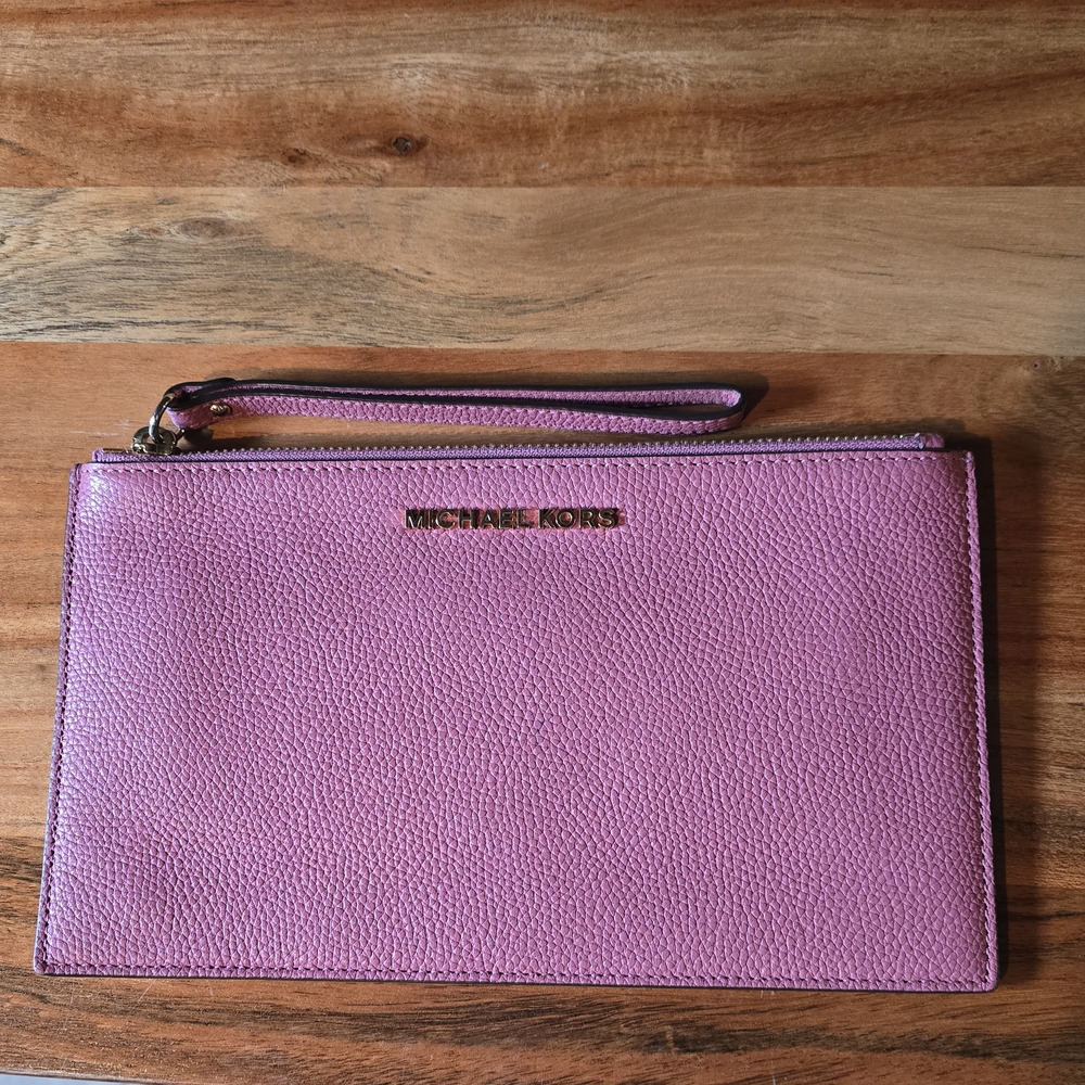 Michael Kors Pink Wristlet Clutch